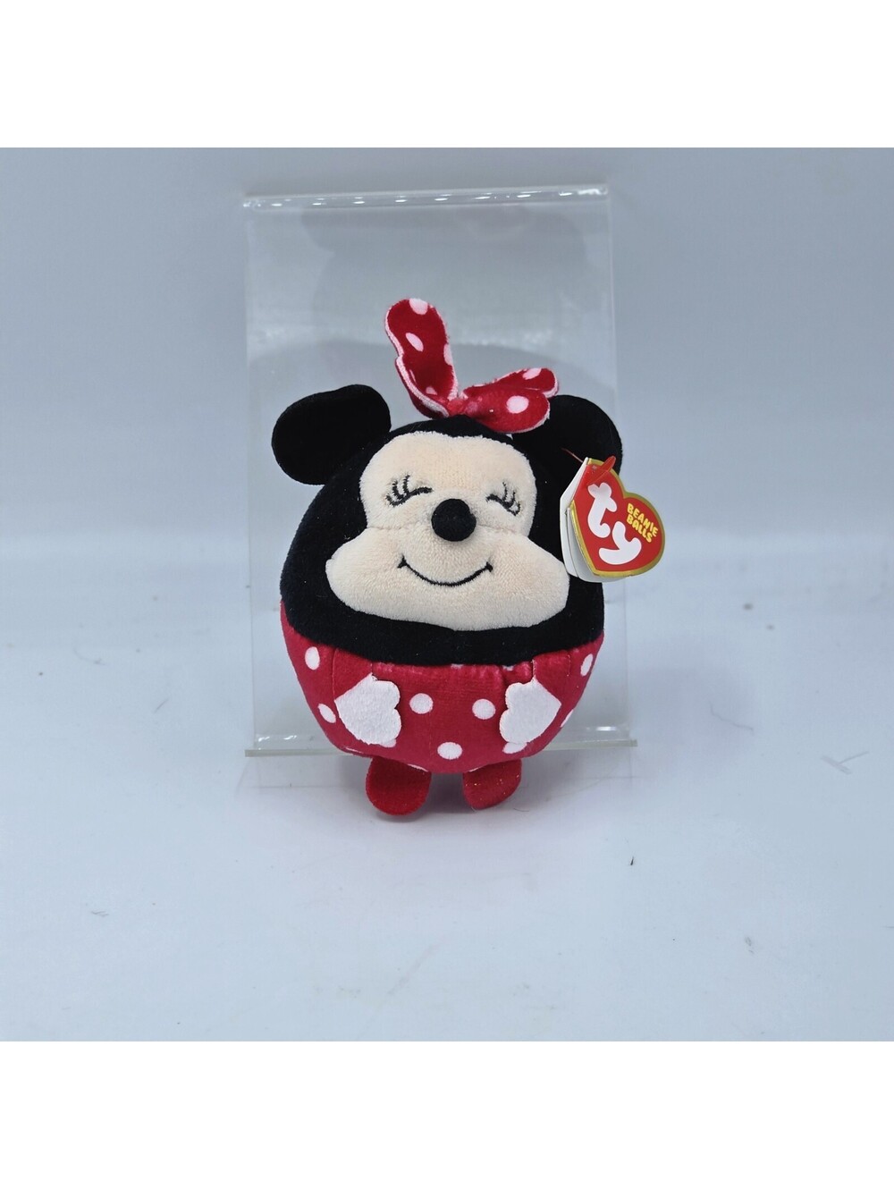 TY Puffies Beanie Balls Plush - MINNIE MOUSE Disney (3 inch)
